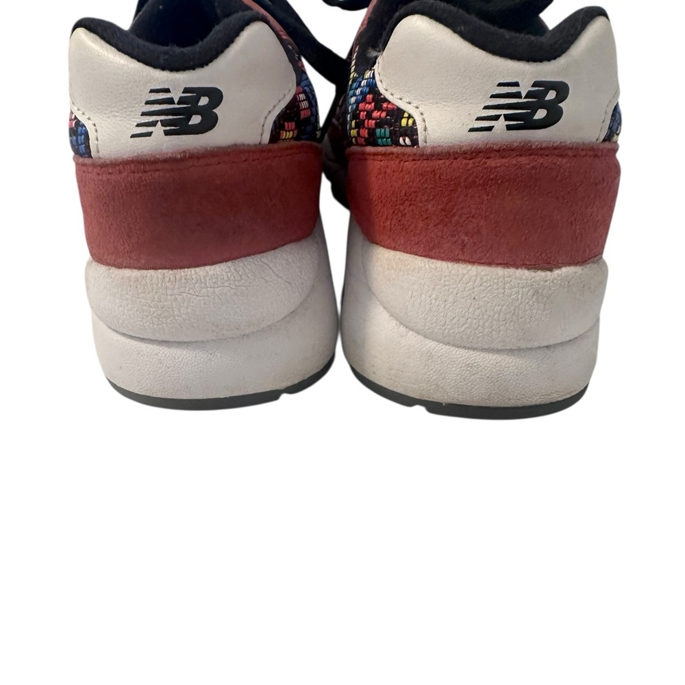 New Balance 580 Elite Women's Size 7 Considered Chaos Aztec Red School Preppy - Picture 3 of 5